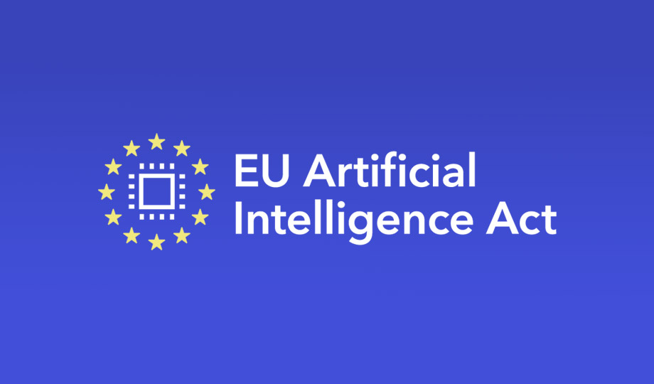 EU AI Act: een chip omringd door de EU-sterren